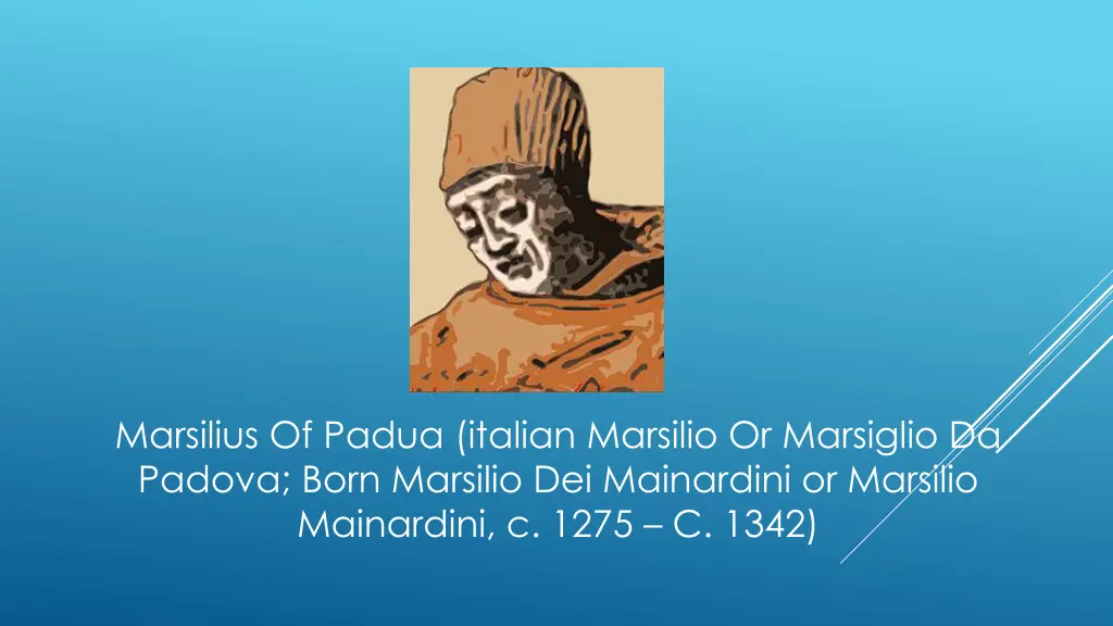 marsilius of padua italian marsilio or marsiglio
