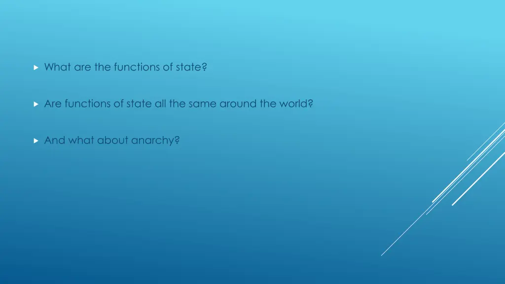 what are the functions of state