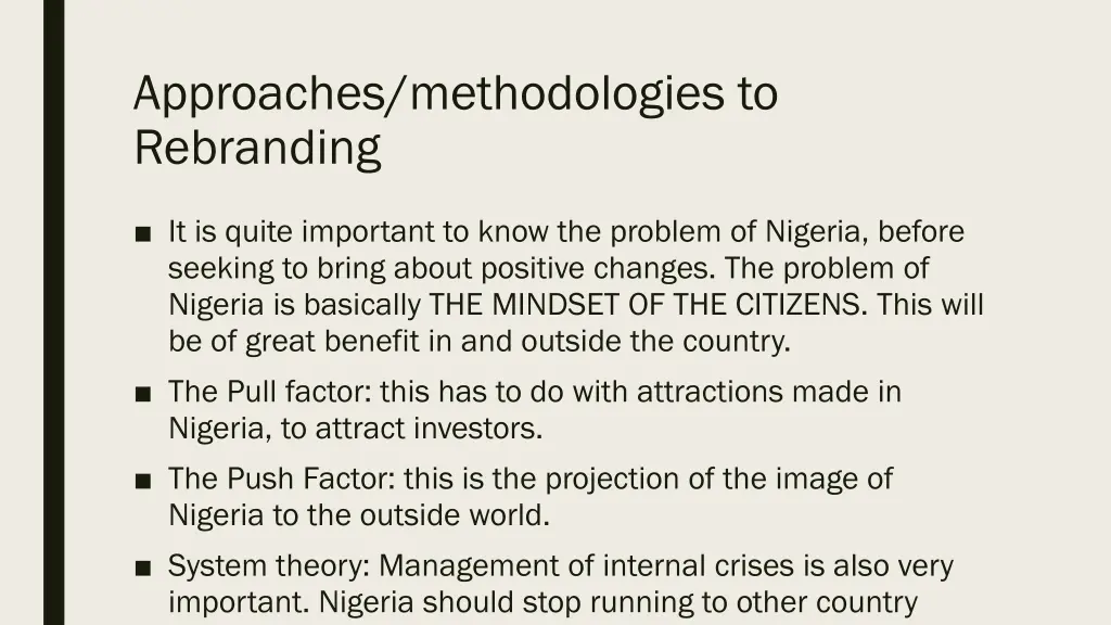approaches methodologies to rebranding