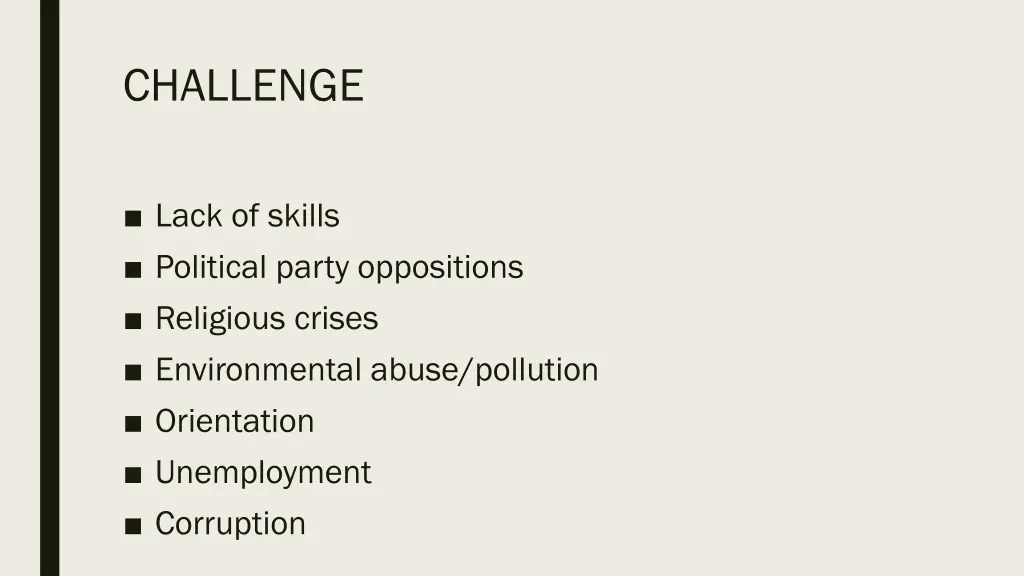 challenge