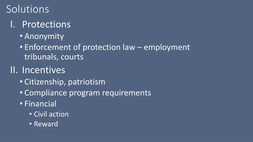 solutions i protections anonymity enforcement