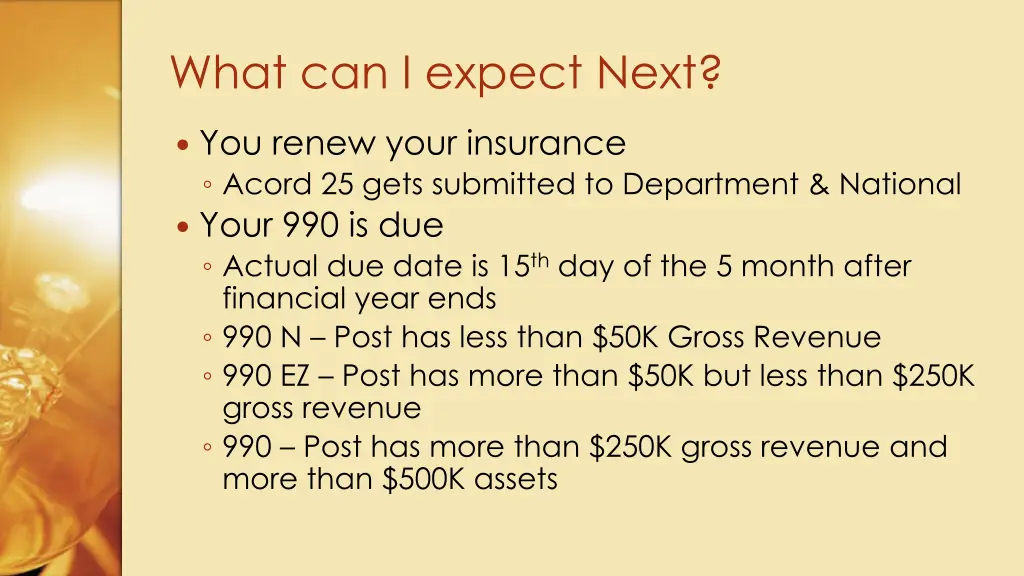 what can i expect next 2