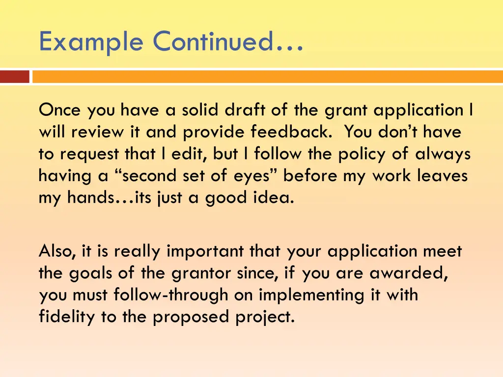 example continued 1