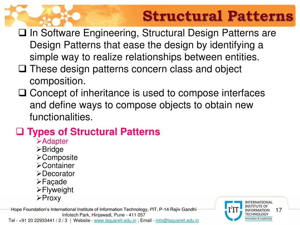 structural patterns