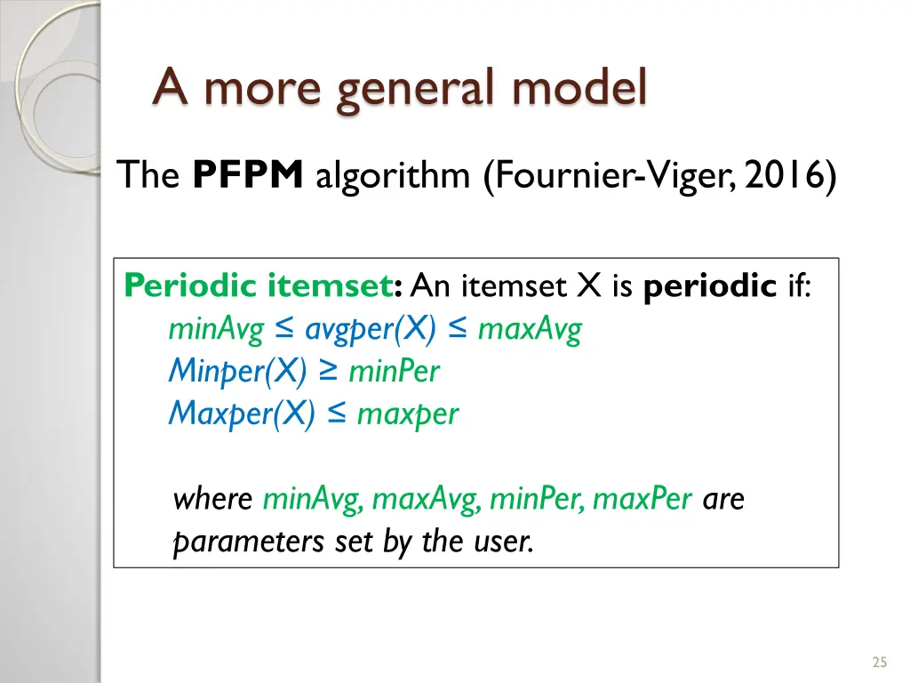 a more general model