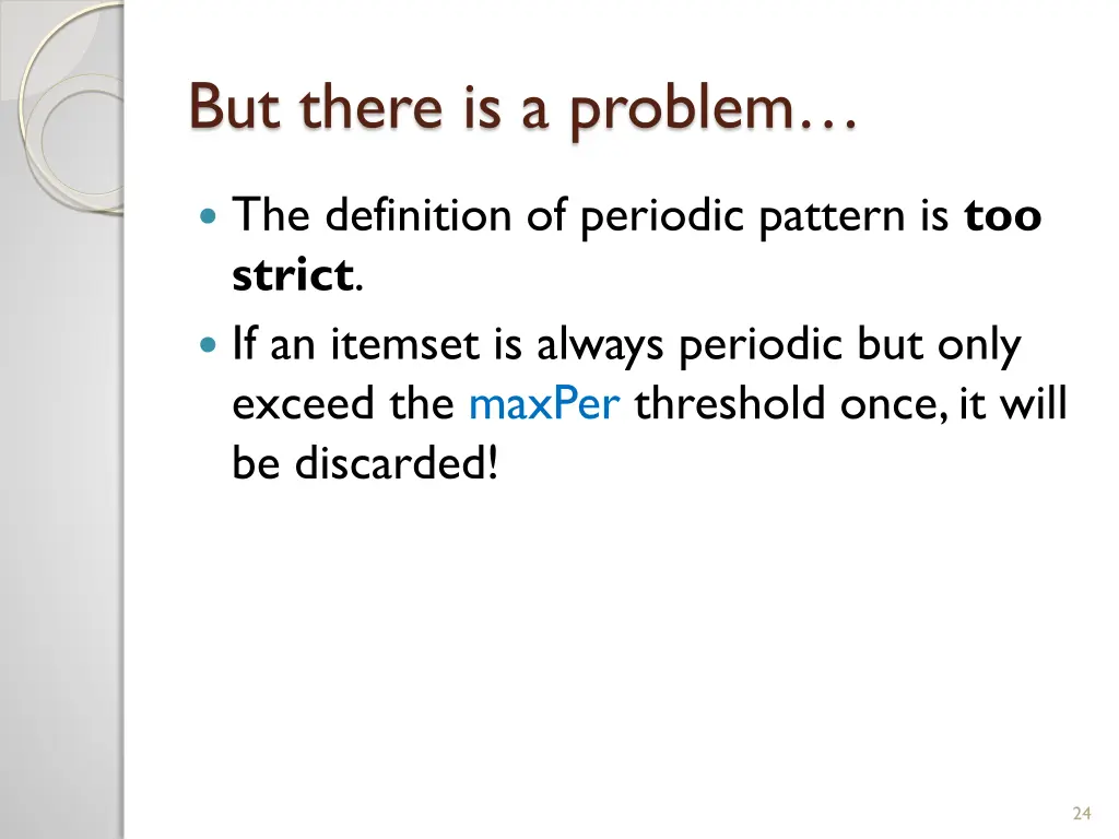 but there is a problem