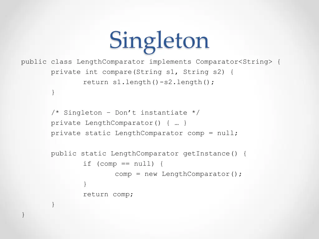 singleton 5