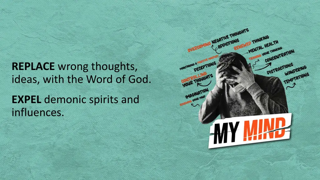 replace wrong thoughts ideas with the word of god 1