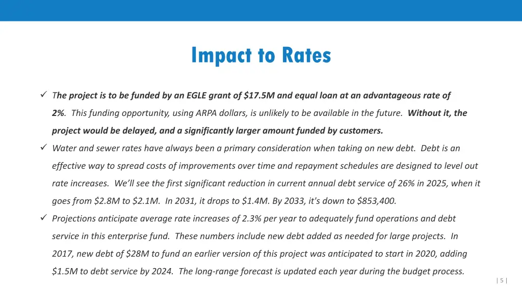 impact to rates