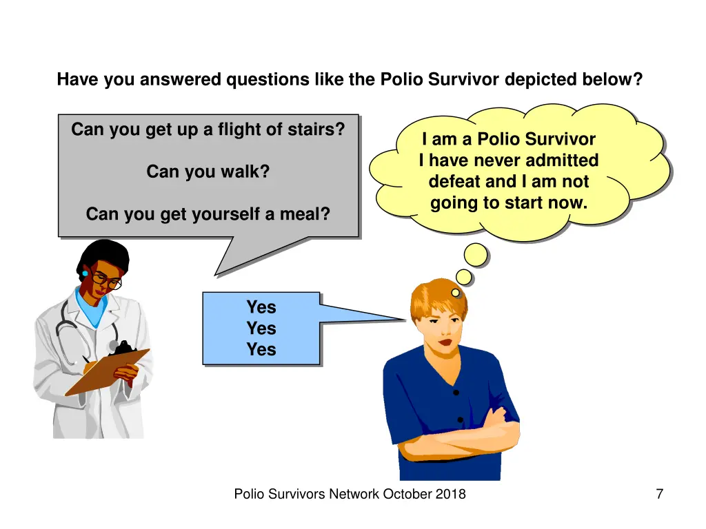 have you answered questions like the polio