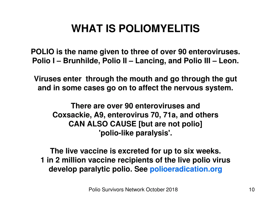 what is poliomyelitis