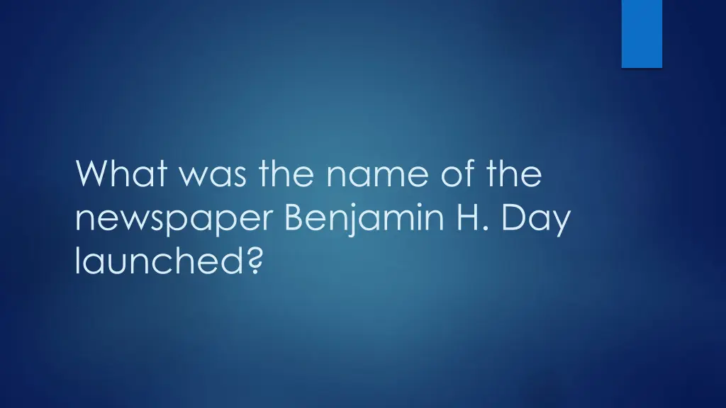 what was the name of the newspaper benjamin