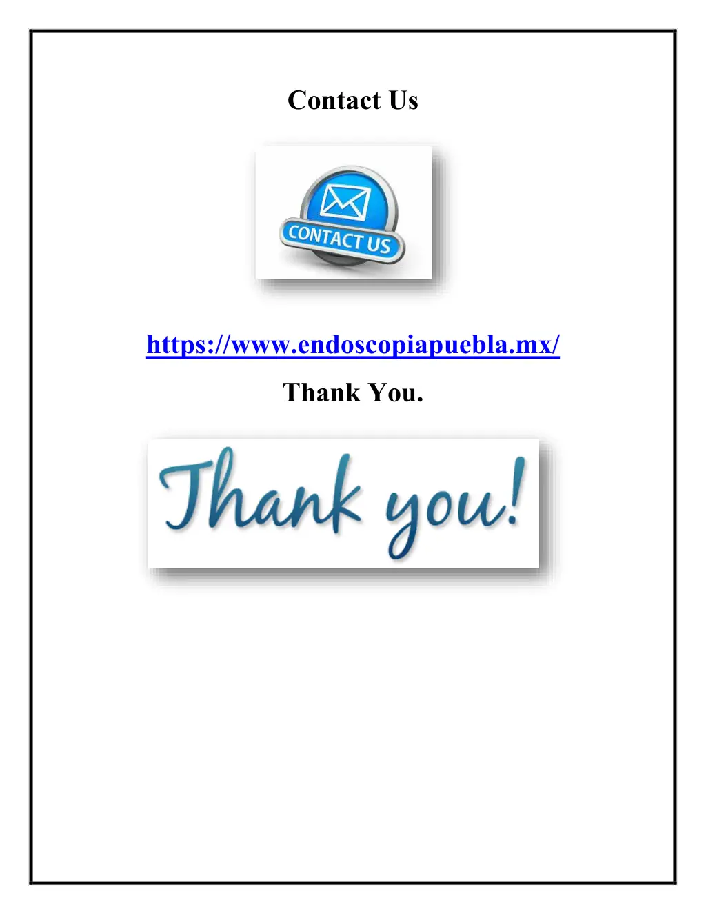 contact us