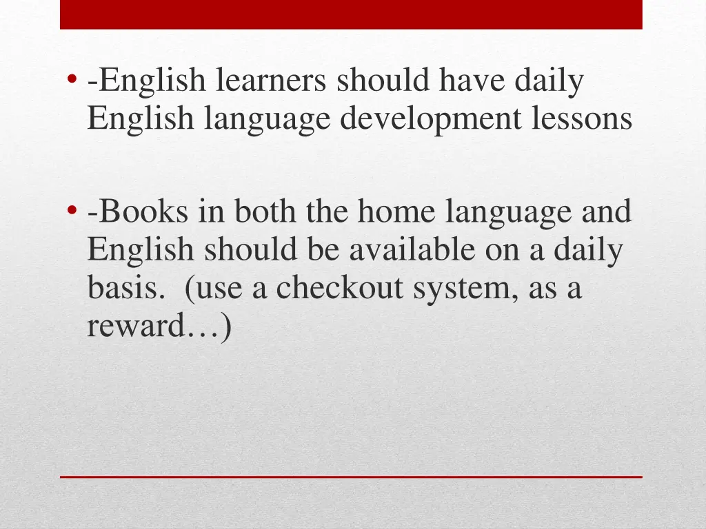 english learners should have daily english