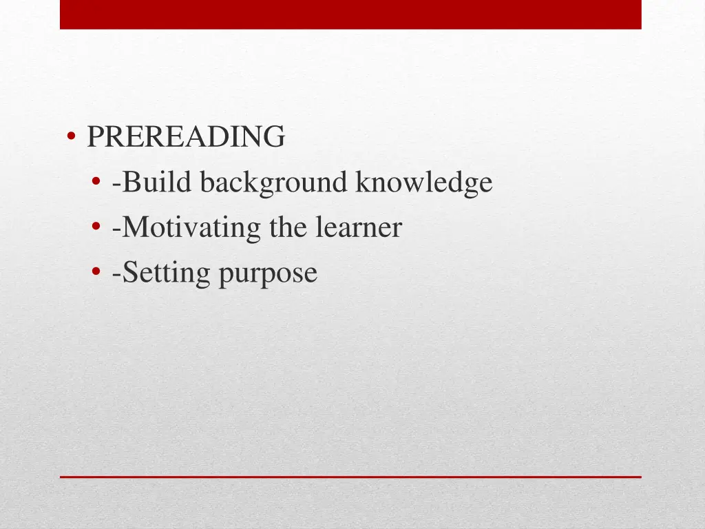 prereading build background knowledge motivating