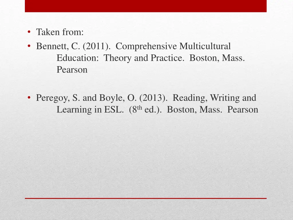 taken from bennett c 2011 comprehensive