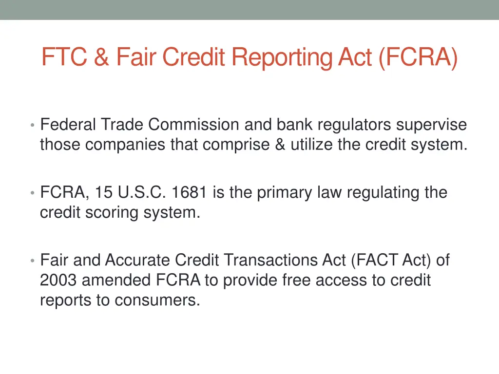 ftc fair credit reporting act fcra