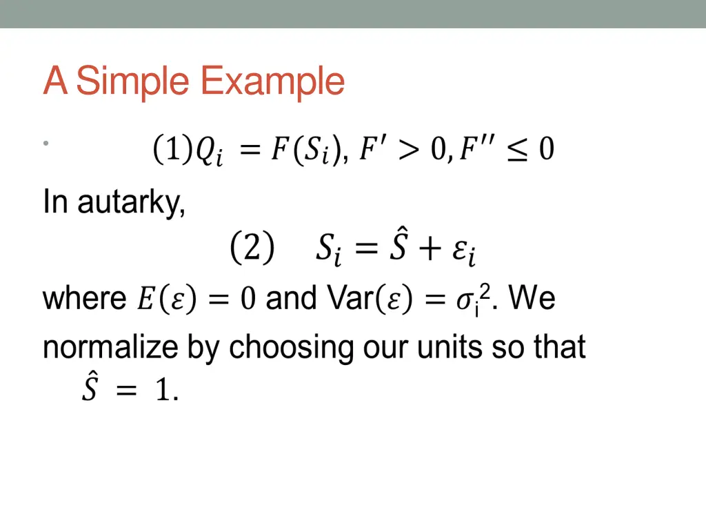 a simple example