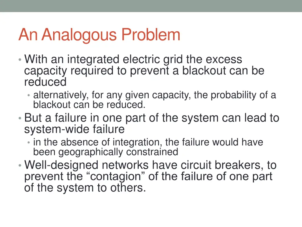 an analogous problem