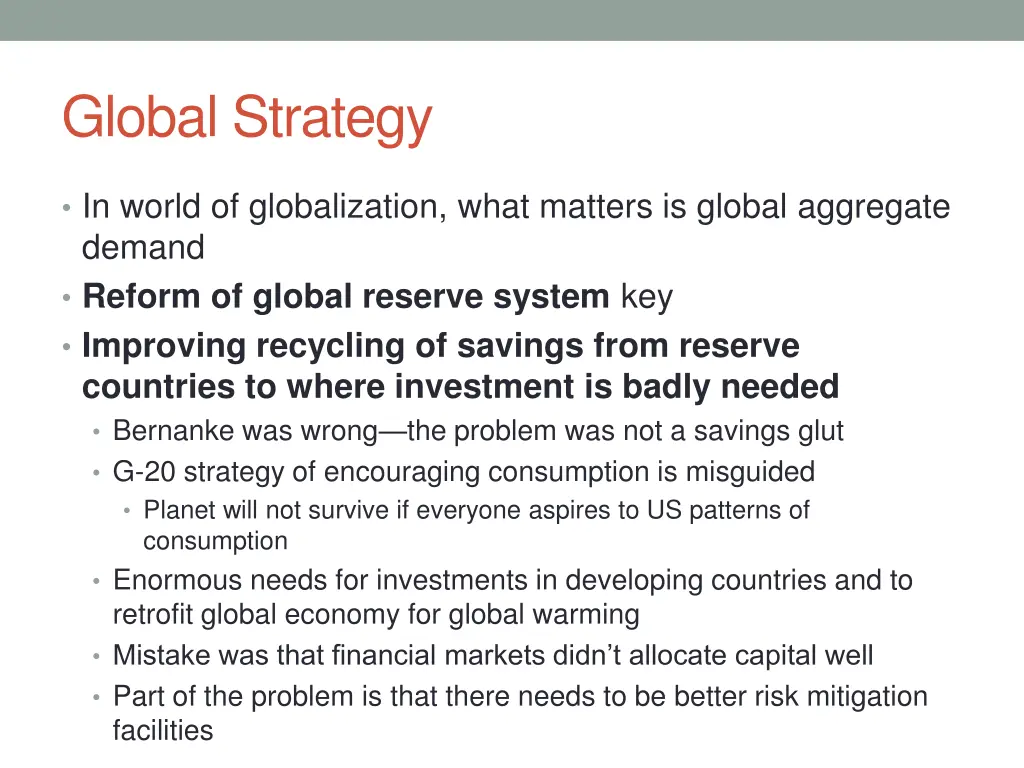 global strategy