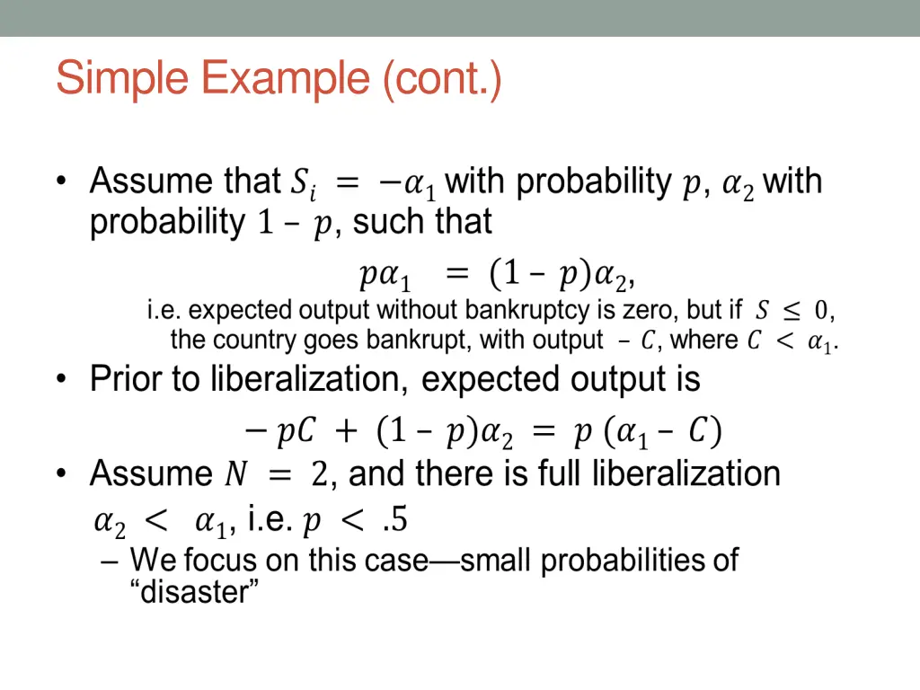 simple example cont 1