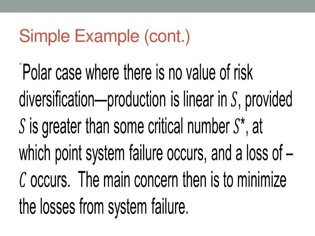 simple example cont
