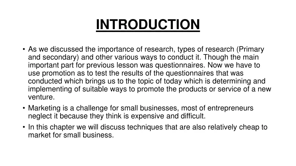 introduction