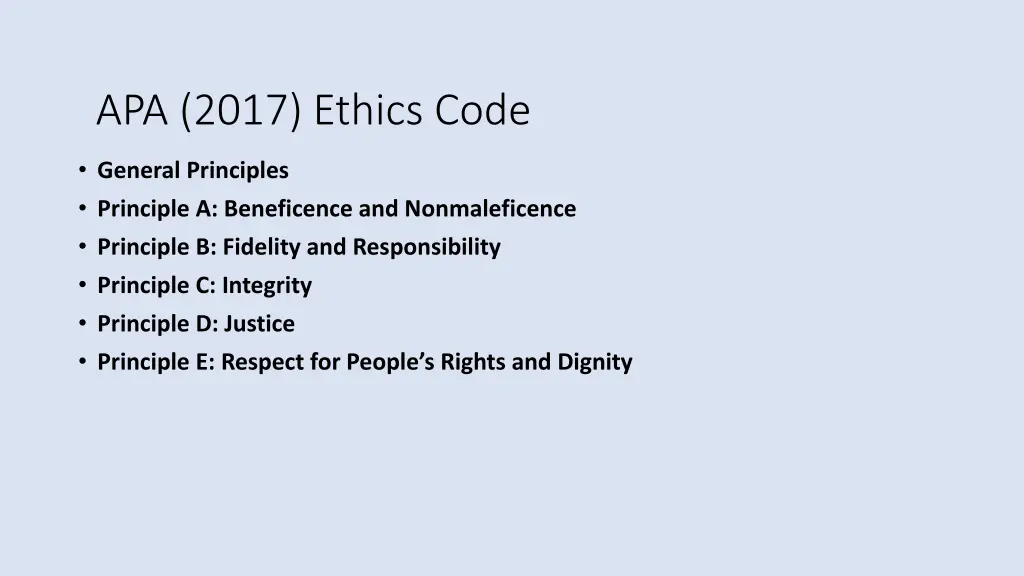 apa 2017 ethics code
