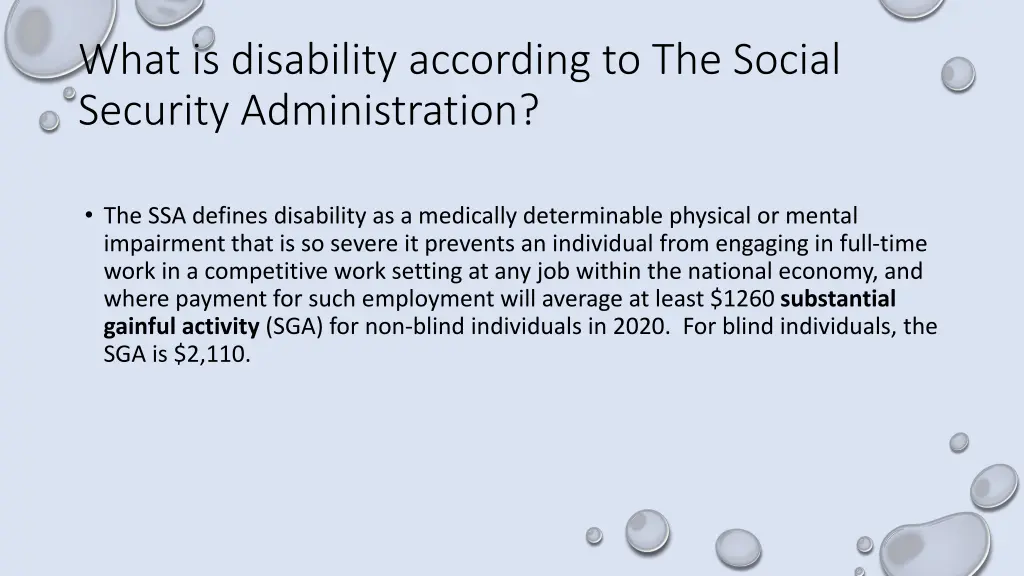 what is disability according to the social