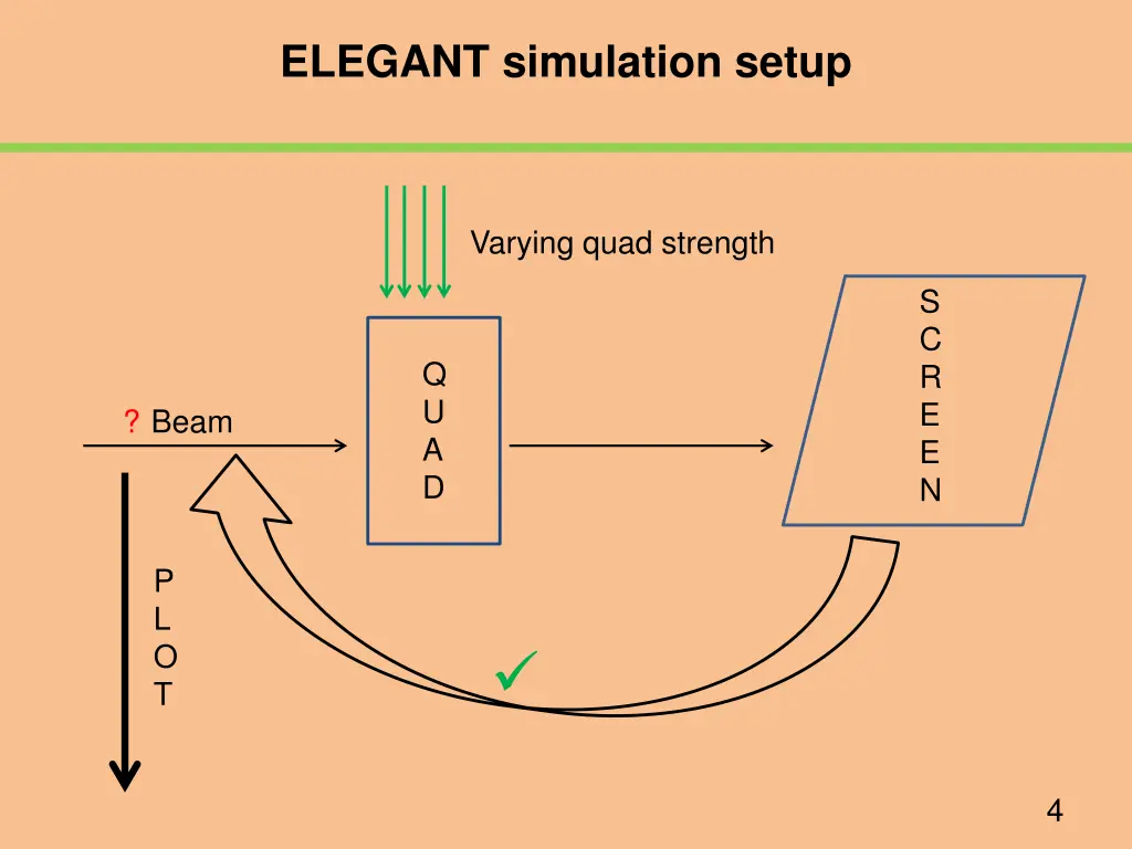 elegant simulation setup