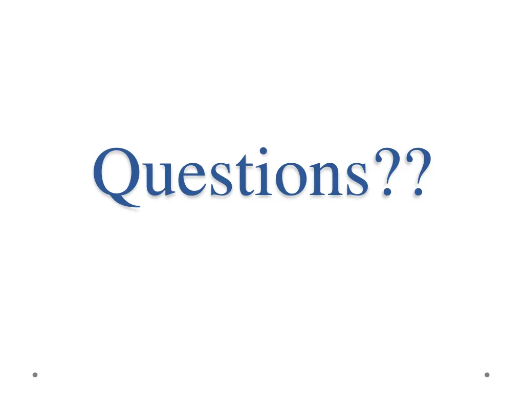 questions