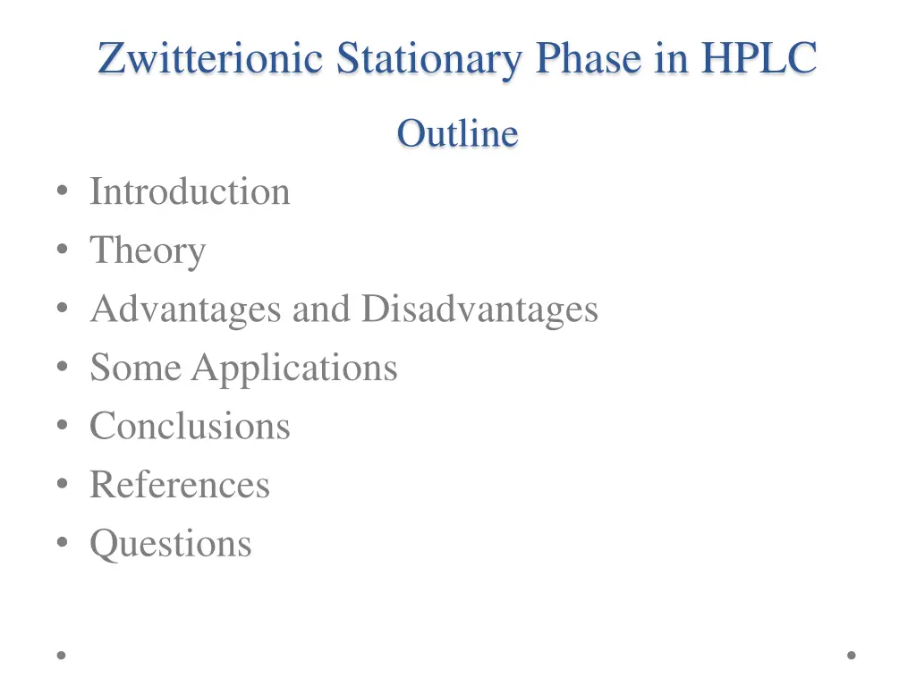 zwitterionic stationary phase in hplc 1