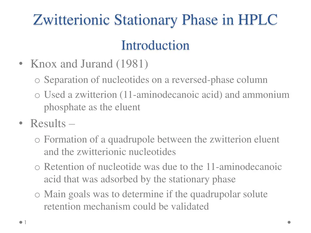 zwitterionic stationary phase in hplc 2