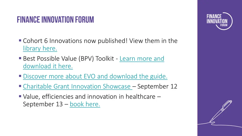 cohort 6 innovations now published view them