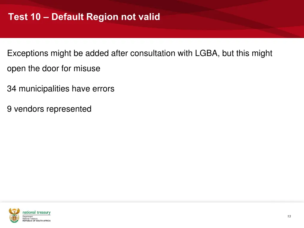 test 10 default region not valid