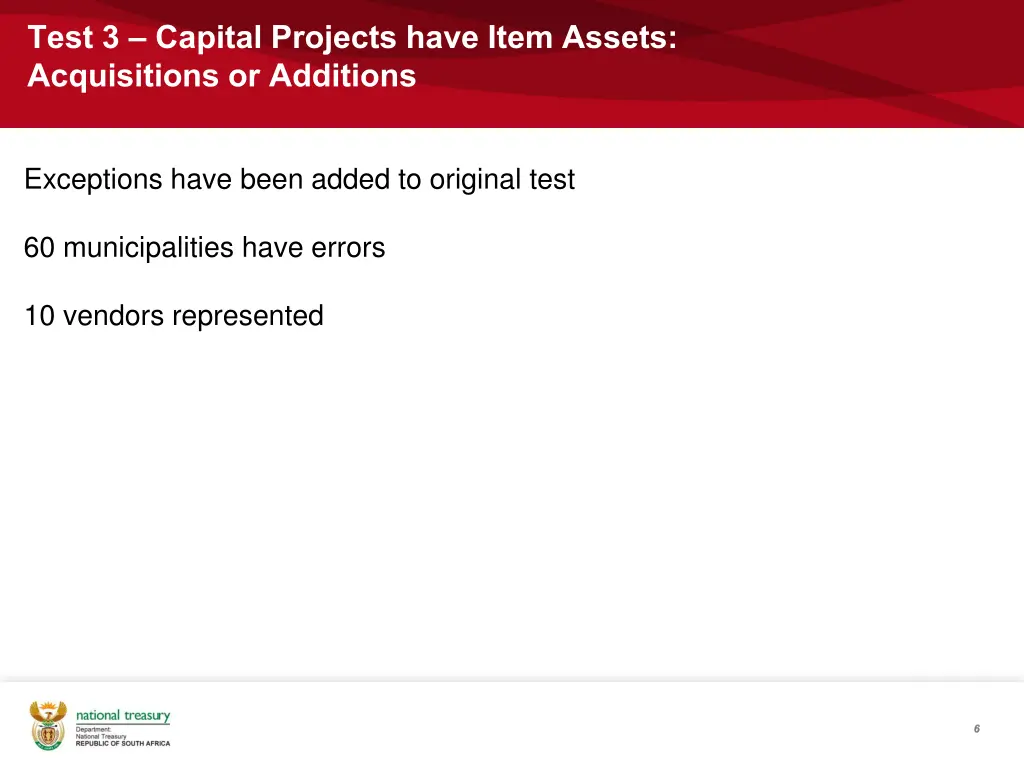test 3 capital projects have item assets