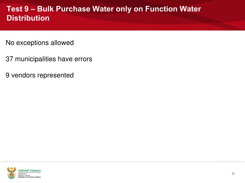 test 9 bulk purchase water only on function water