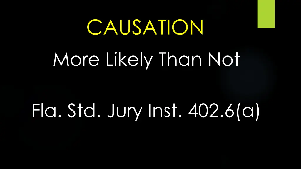 causation more likely than not