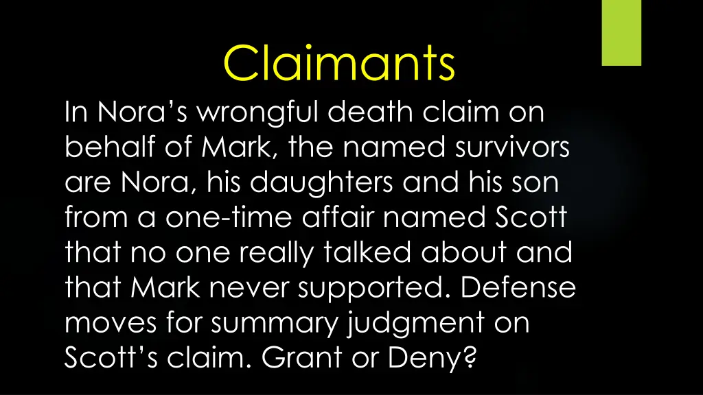 claimants