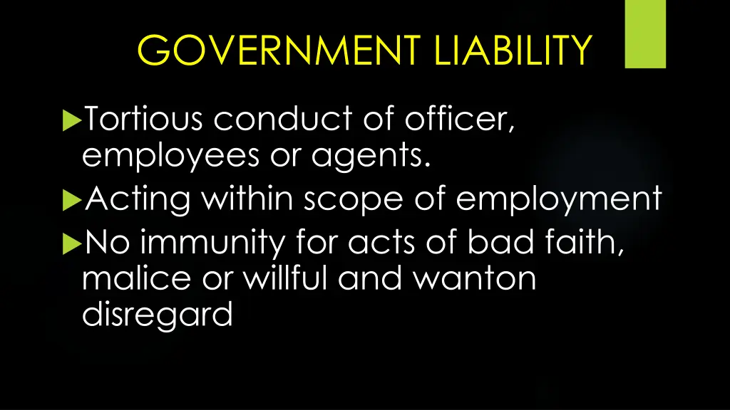 government liability 2