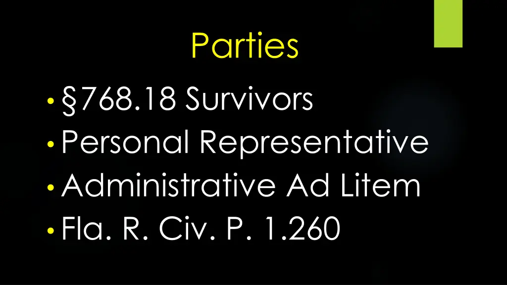 parties 1