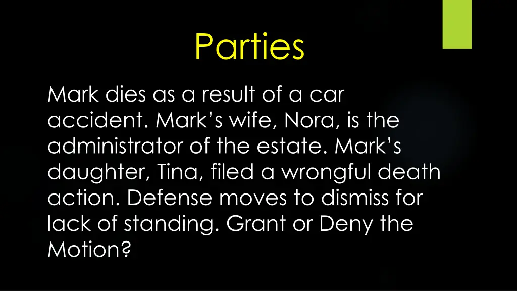 parties
