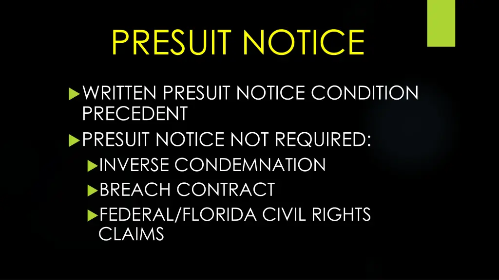presuit notice 1