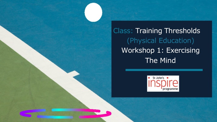 class training thresholds physical education