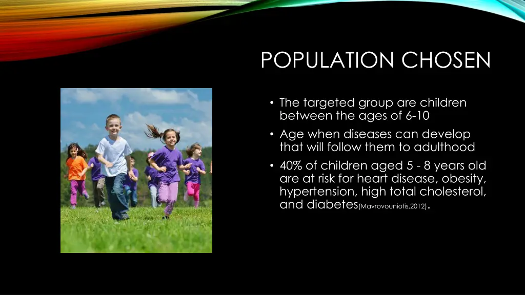 population chosen