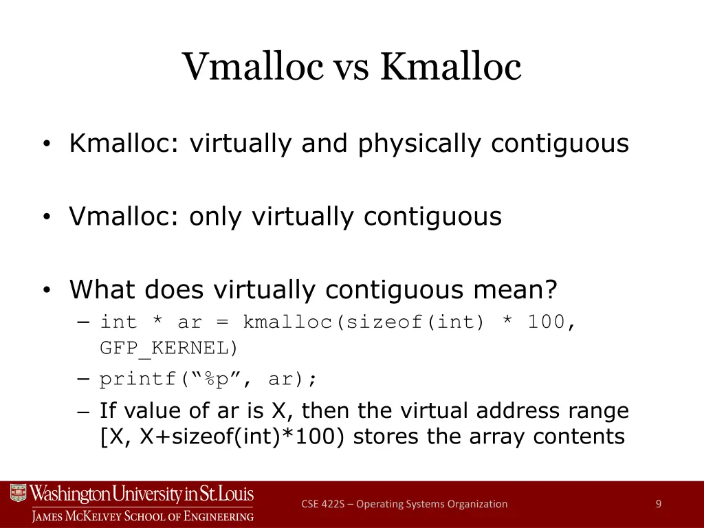 vmalloc vs kmalloc