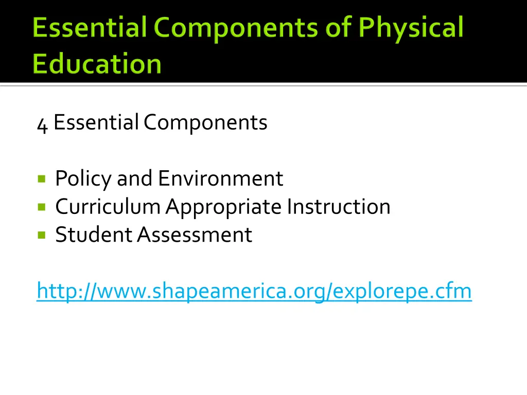 4 essential components