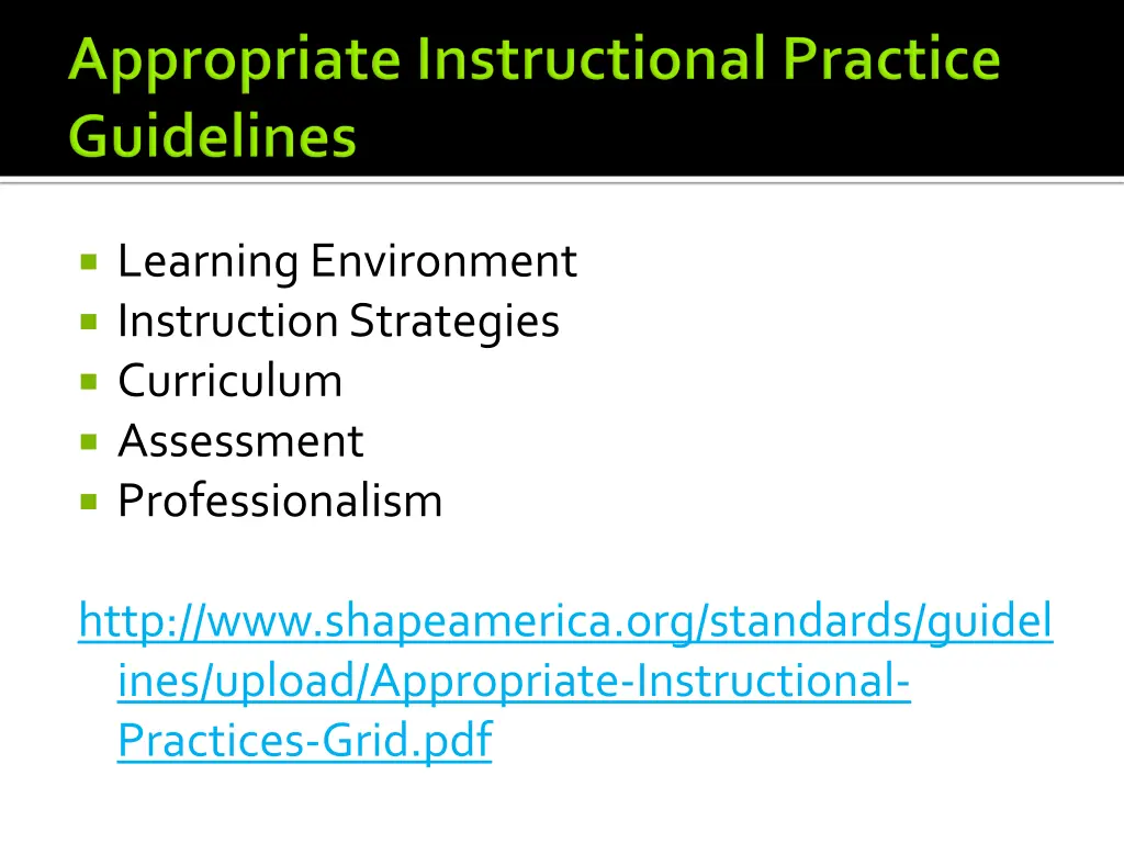 learning environment instruction strategies