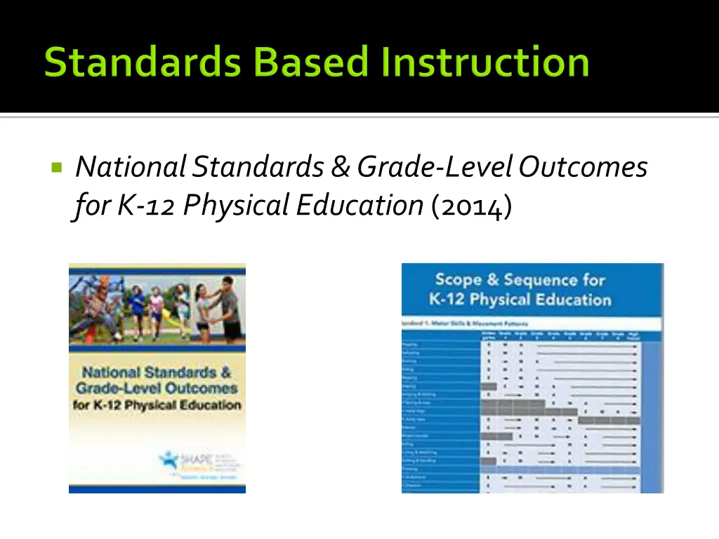 national standards grade level outcomes