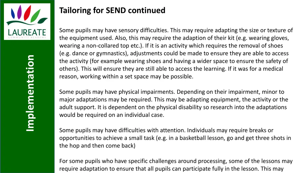 tailoring for send continued 1